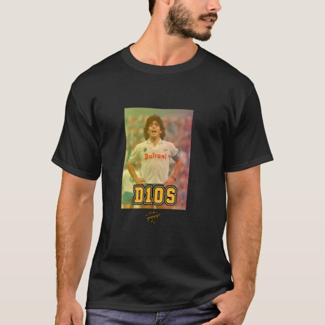 Camiseta Maradona D10S Nápoles (Frente)