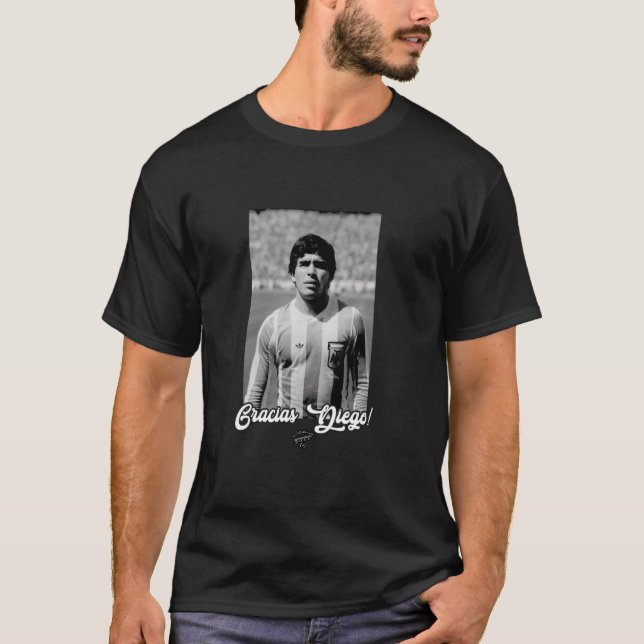 Camiseta Maradona Gracias Diego Argentina (Frente)