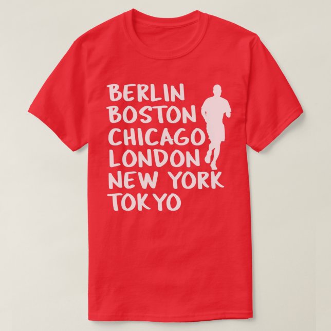 Camiseta Marathon Major Cities (Frente do Design)