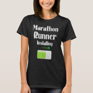 Camiseta Marathon Runner Installing Funny Running Corrida S