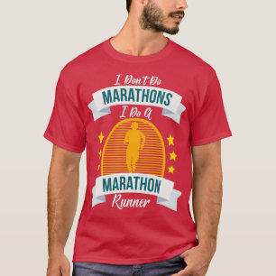 Camiseta Marathon Runner Palcos Executando o Gift 1 do Venc