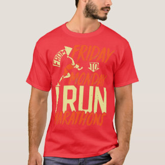 Camiseta Marathon Runner Palcos Executando o Gift 1 do Venc