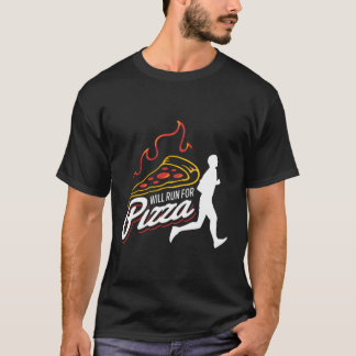 Camiseta Marathon Runner Pride Irá Correr Para Pizza Corren