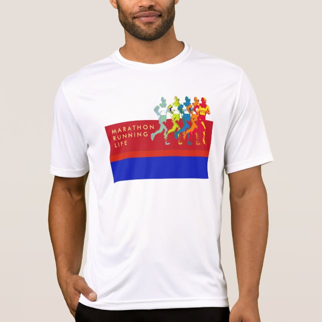 Camiseta maratona, atlética (Frente)