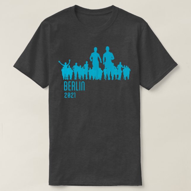 Camiseta Maratona de Berlim 2021 (Frente do Design)