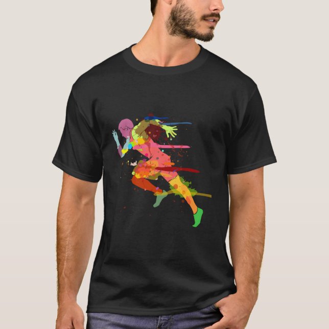 Camiseta Maratona De Execução De Rastreamento E Campo Do Sp (Frente)