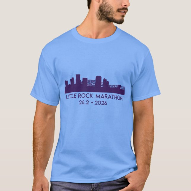 Camiseta Maratona de Little Rock 2026 (Frente)