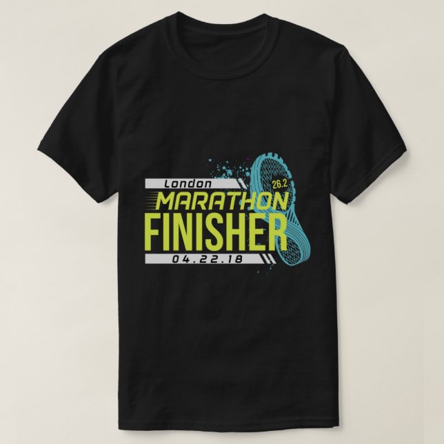 Camiseta Maratona de Londres 2018 (Frente do Design)