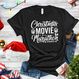 Camiseta Maratona de Natal engraçada em andamento