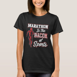 Camiseta Maratona É O Bacon Da Maratona Esportiva Ao Lover 