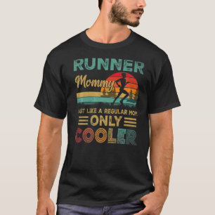 Camiseta Maratona Engraçada da Mamãe Runner Corrida Mãe