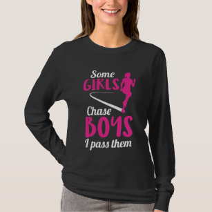 Camiseta Maratonista da Maratona da Garota Corrente