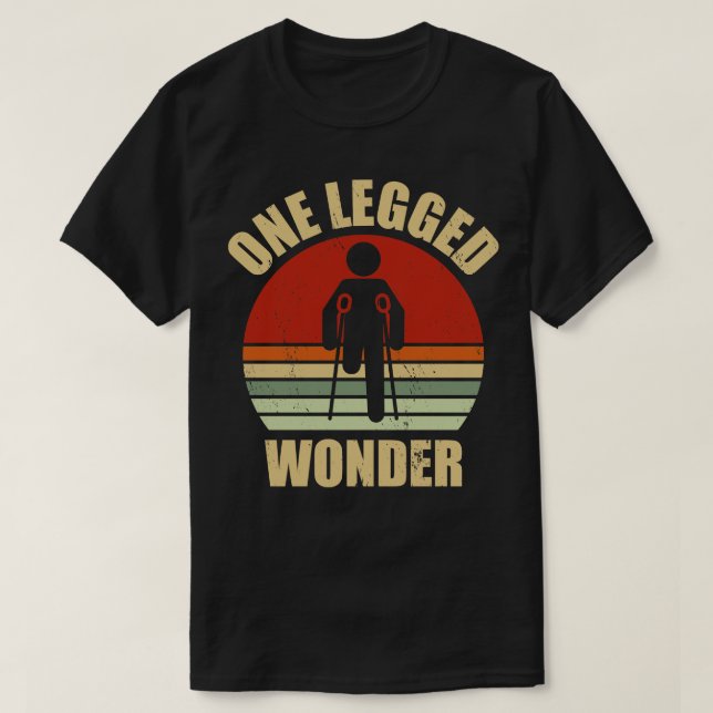 Camiseta Maravilha de uma perna (Frente do Design)