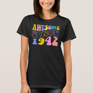 Camiseta Maravilha Desde 1942, Aniversário de 80, Retro 80