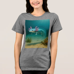 Camiseta Maravilha Submarina: O Axolotl