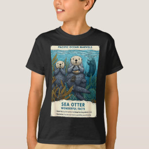 Camiseta maravilhas do oceano pacífico fatos maravilhosos d