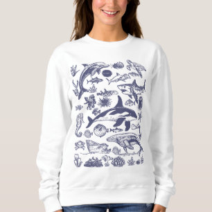 Camiseta Maravilhas do Oceano – Vida Marinha Vintage