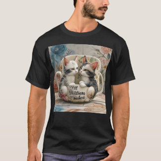 Camiseta Maravilhas dos Bigodes: Amizade Felina é Para Semp