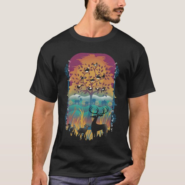 Camiseta Maravilhas naturais (Frente)