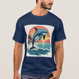 Camiseta Maravilhas Oceânicas: Um Lixo do Sol: Golfinho