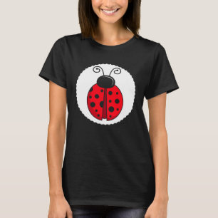 Camiseta Maravilhosa ladybird sortuda charme ladybug