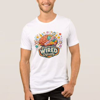 Camiseta Maravilhosamente Ligados Diferente Neurodivergente