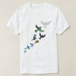 Camiseta Marble Flying bird
