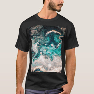 Camiseta Marble Handmade: Textura De Luxo Tradicional.