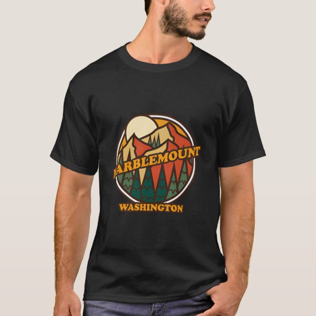 Camiseta Marblemount Washington Mountain Hiking (Frente)