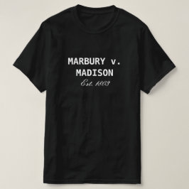 Camiseta Marbury contra Madison Est. 1803 Revisão judicial