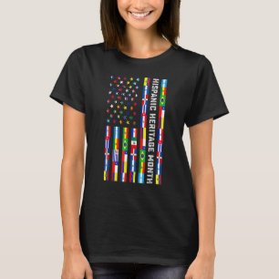 Camiseta Marca a Celebração do Mês do Patrimônio Nacional H