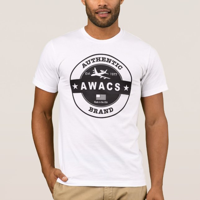 Camiseta Marca autêntica do AWACS (Frente)