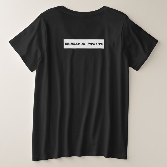 Camiseta Marca de Motivação Positiva (Verso do Design)