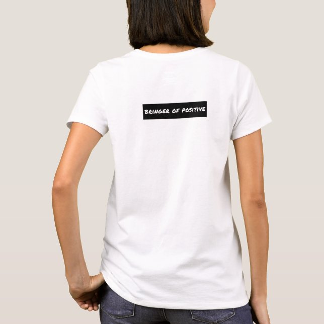 Camiseta Marca de Motivação Positiva (Verso)