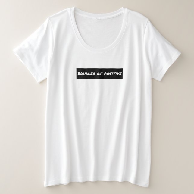 Camiseta Marca de Motivação Positiva (Frente do Design)