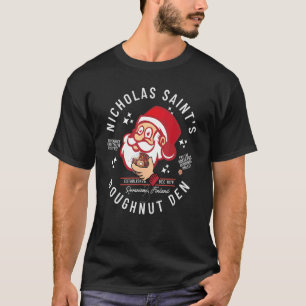 Camiseta Marca de Natal Doughnut Den Rovaniemi Finlândia