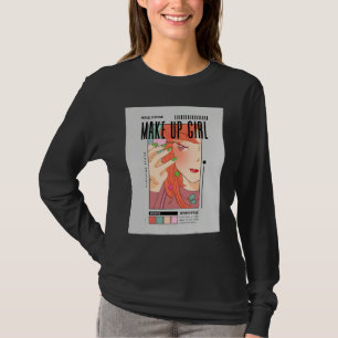 Camiseta Marca de roupa de menina asiática