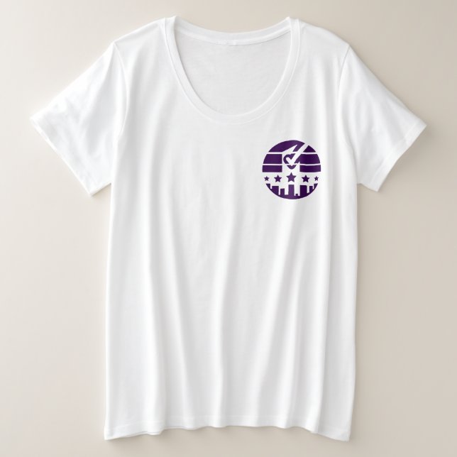 Camiseta Marca de Verificação da Unidade (Frente do Design)