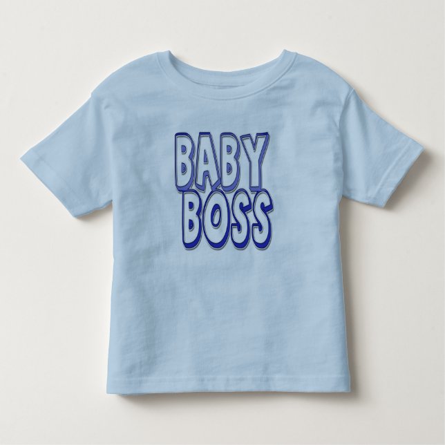 Camiseta Marca de Vestuário do Baby Boss (Frente)