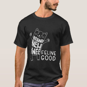Camiseta Marca do joelho novo Felino Boa Substituição do jo