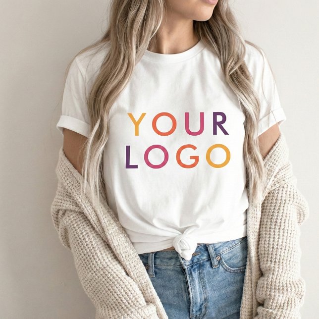 Camiseta Marca do logotipo comercial (Criador carregado)