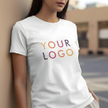 Camiseta Marca do logotipo comercial<br><div class="desc">Faça uma declaração com uma t-shirt personalizada que apresente o seu logótipo ou imagem, criando uma combinação única de estilo e marca. Perfeito para promoção comercial ou expressão pessoal, esta árvore personalizada permite mostrar sua marca ou personalidade com impacto. Ideal para uniformes, eventos ou visto casual da empresa, é uma...</div>
