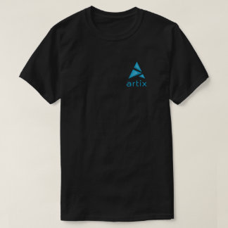 Camiseta Marca do logotipo de Artix deixada na obscuridade