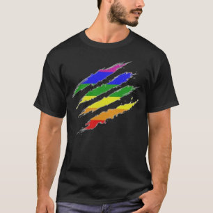Camiseta Marca Marcas arco-íris