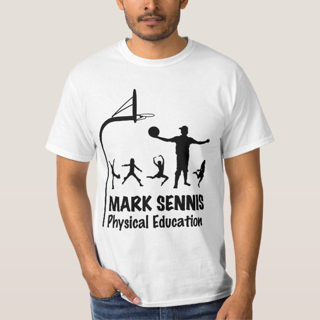 Camiseta Marca Sennis - educação física (Frente)