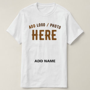 CAMISETA MARCA VERIFICADA BRANCA PERSONALIZÁVEL MODERNA