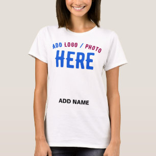 CAMISETA MARCA VERIFICADA BRANCA PERSONALIZÁVEL MODERNA