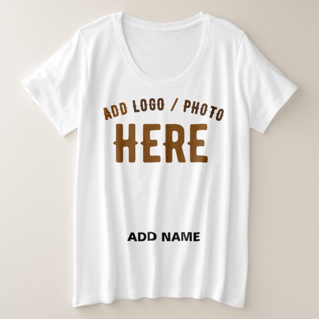 CAMISETA MARCA VERIFICADA BRANCA PERSONALIZÁVEL MODERNA (Frente do Design)