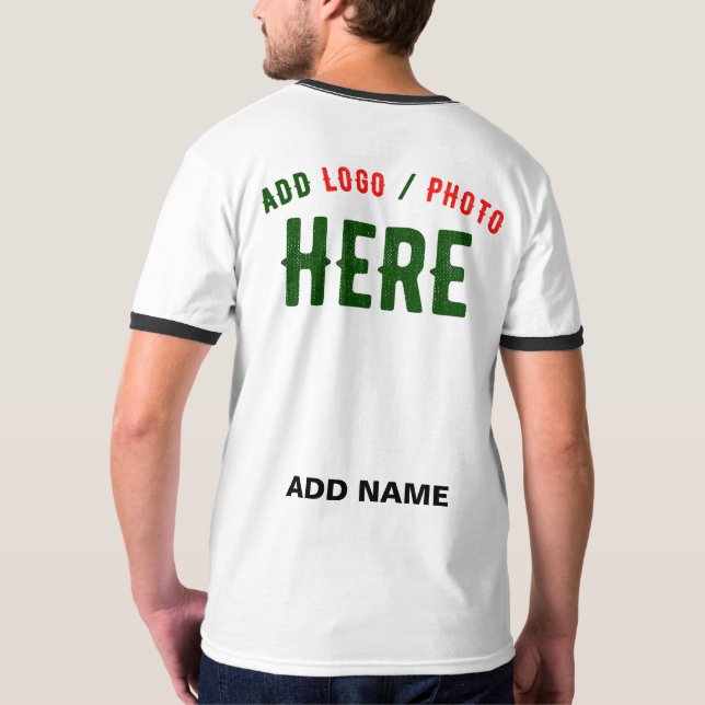 CAMISETA MARCA VERIFICADA BRANCA PERSONALIZÁVEL MODERNA (Verso)