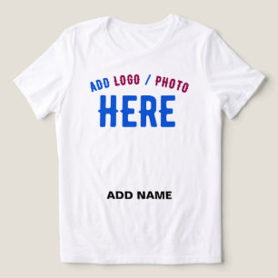 CAMISETA MARCA VERIFICADA BRANCA PERSONALIZÁVEL MODERNA